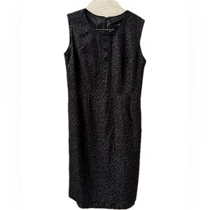 Willi Smith Work Chic Black Sleeveless Dress